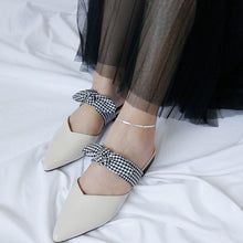 Double Layered Herringbone Chain Anklet in 925 Sterling Silver