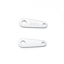 Simple Geometry 925 Sterling Silver DIY Charm