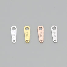 Simple Geometry 925 Sterling Silver DIY Charm