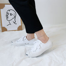 Simple 925 Sterling Silver Adjustable Chain Anklet