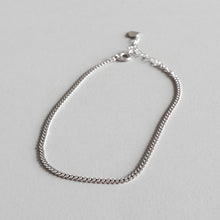 Simple 925 Sterling Silver Adjustable Chain Anklet