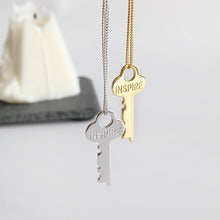 INSPIRE 925 Sterling Silver Letter Key Necklace