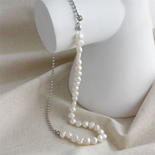 Elegant Natural Pearl 925 Sterling Silver Choker Necklace