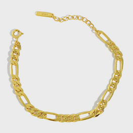 Classic Hollow Chain 925 Sterling Silver Bracelet