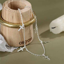 Classic 925 Sterling Silver Cross Bracelet