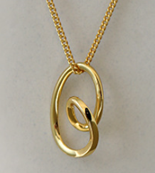 Irregular Hollow Heart 925 Sterling Silver Necklace