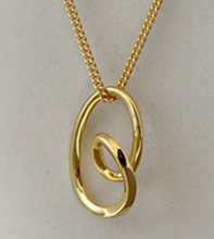 Irregular Hollow Heart 925 Sterling Silver Necklace