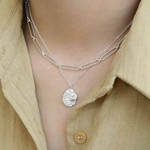 Fashion Hollow Chain 925 Sterling Silver Choker Necklace