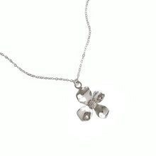 Beautiful Flower 925 Sterling Silver Necklace for Girls