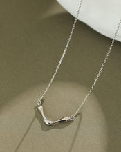 V Shape 925 Sterling Silver Necklace with Adjustable Chain
