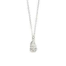 Simple Irregular Waterdrop 925 Sterling Silver Necklace