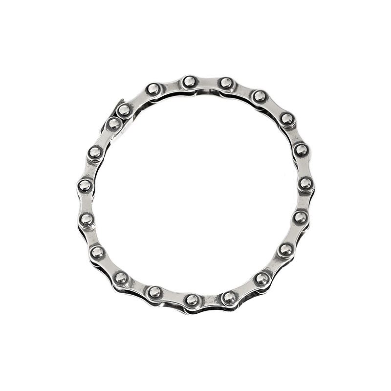Vintage 925 Sterling Silver Bicycle Chain Bracelet
