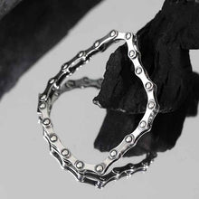 Vintage 925 Sterling Silver Bicycle Chain Bracelet