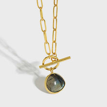 Natural Anemousite Necklace in 925 Sterling Silver