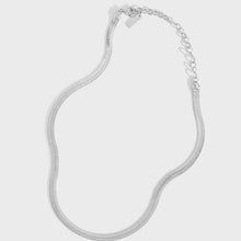 Minimalist 925 Sterling Silver Snake Chain Choker Necklace