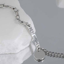 Vintage BEST WISHES 925 Sterling Silver Bracelet