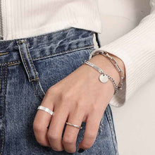 Vintage BEST WISHES 925 Sterling Silver Bracelet