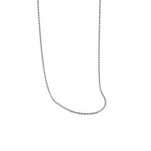 Minimalist Twisted Chain 925 Sterling Silver Necklace