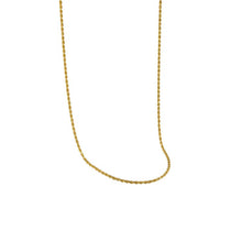 Minimalist Twisted Chain 925 Sterling Silver Necklace