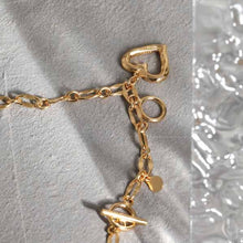 925 Sterling Silver Hollow Heart Chain Necklace for Women