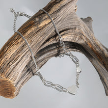 Girl Heart Hollow Chain 925 Sterling Silver Necklace