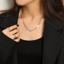 Girl Heart Hollow Chain 925 Sterling Silver Necklace