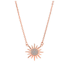 Party CZ Sun Shines 925 Sterling Silver Necklace