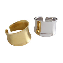 Adjustable Irregular 925 Sterling Silver Ring