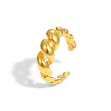 Twisted Rope 925 Sterling Silver Adjustable Ring