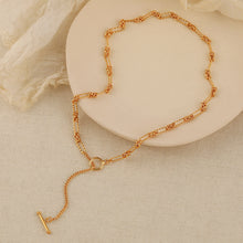 Office OT Shape Knot Chain 925 Sterling Silver Necklace