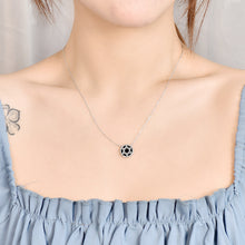 Party Black Natural Agate & Mother of Shell Star Necklace