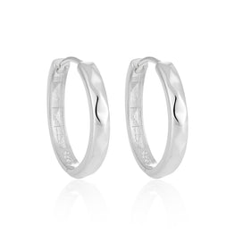 Office Casual Rhombus Carved 925 Sterling Silver Hoop Earrings