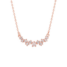 Irregular CZ 925 Sterling Silver Necklace for Women