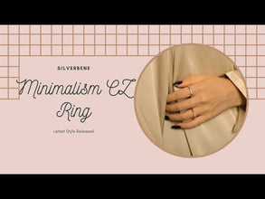 Minimalist Micro Setting CZ 925 Sterling Silver Ring