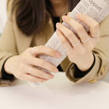 Minimalist Thin 925 Sterling Silver Ring