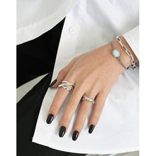 Twisted Wide 925 Sterling Silver Adjustable Ring