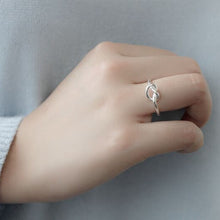 Vintage Adjustable 925 Sterling Silver Knot Ring