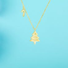 Fashion Christmas Tree Necklace in 925 Sterling Silver