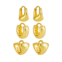 Geometry Minimalism Mini Circles 925 Sterling Silver Hoop Earring - Single