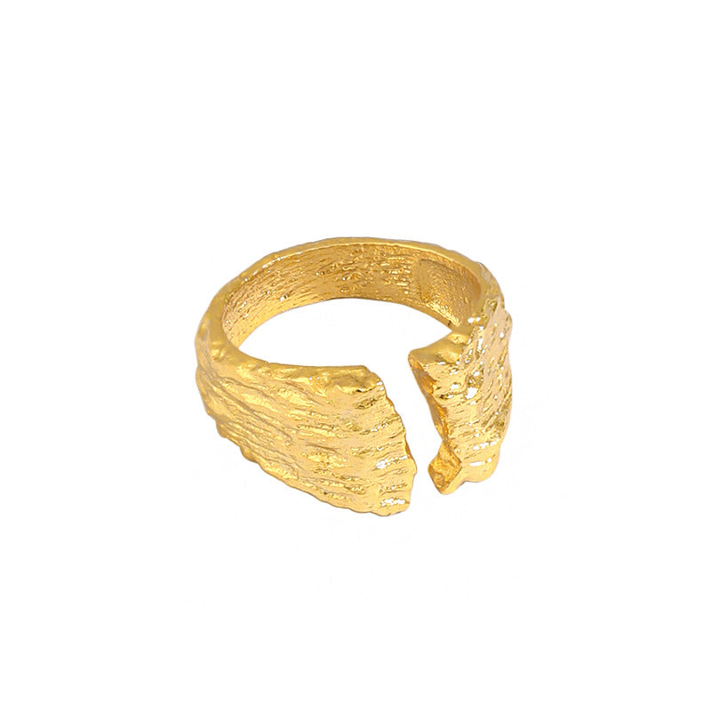 Adjustable 925 Sterling Silver Irregular Geometry Ring