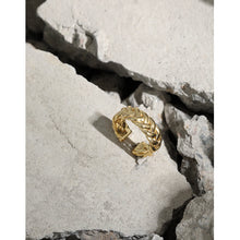 Adjustable Hollow Twisted 925 Sterling Silver Ring