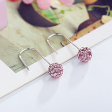 Spherical 925 Silver Hook Earrings in Various Colors