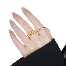 Office Casual Rhombus Carved 925 Sterling Silver Adjustable Ring