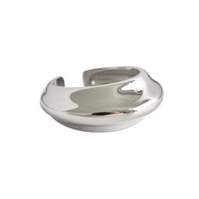 Simple Geometry Adjustable 925 Sterling Silver Ring