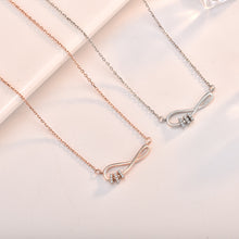 Honey Moon Infinite Love CZ Circles Necklace