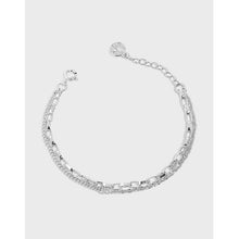 S925 Pure Silver Double Layer Starry Sky Bracelet