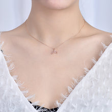 Girls' 925 Sterling Silver Fish Tail Necklace with CZ