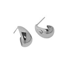 Minimalist Geometric Oval S925 Pure Silver Ear Nail