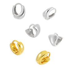 Geometry Minimalism Mini Circles 925 Sterling Silver Hoop Earring (Single)