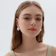 Exaggerated Hollow Chunky Twisted 999 Sterling Silver Hoop Earrings